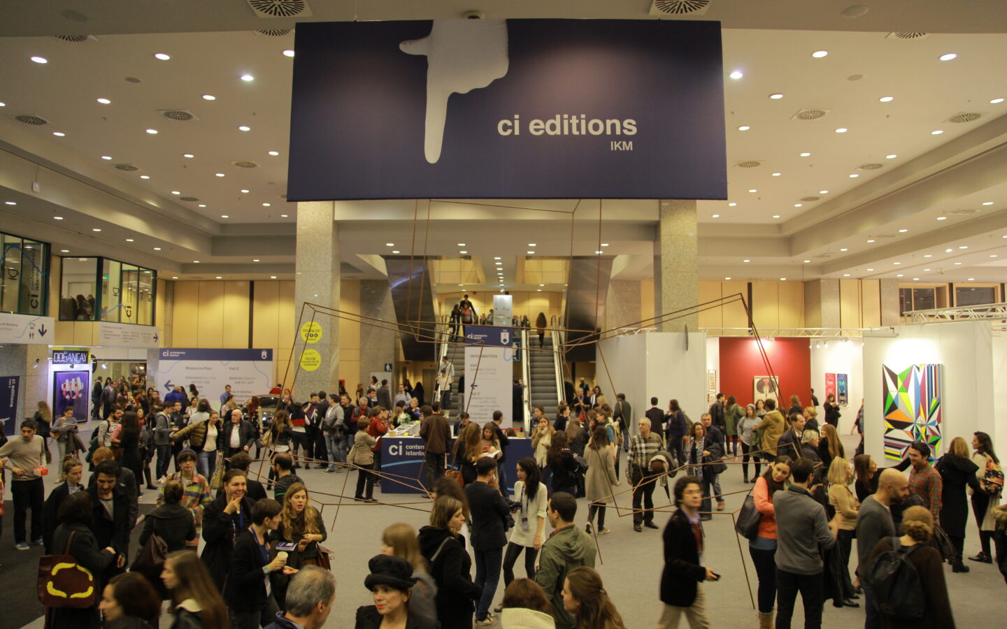 General view of a Contemporary Istanbul exhibition