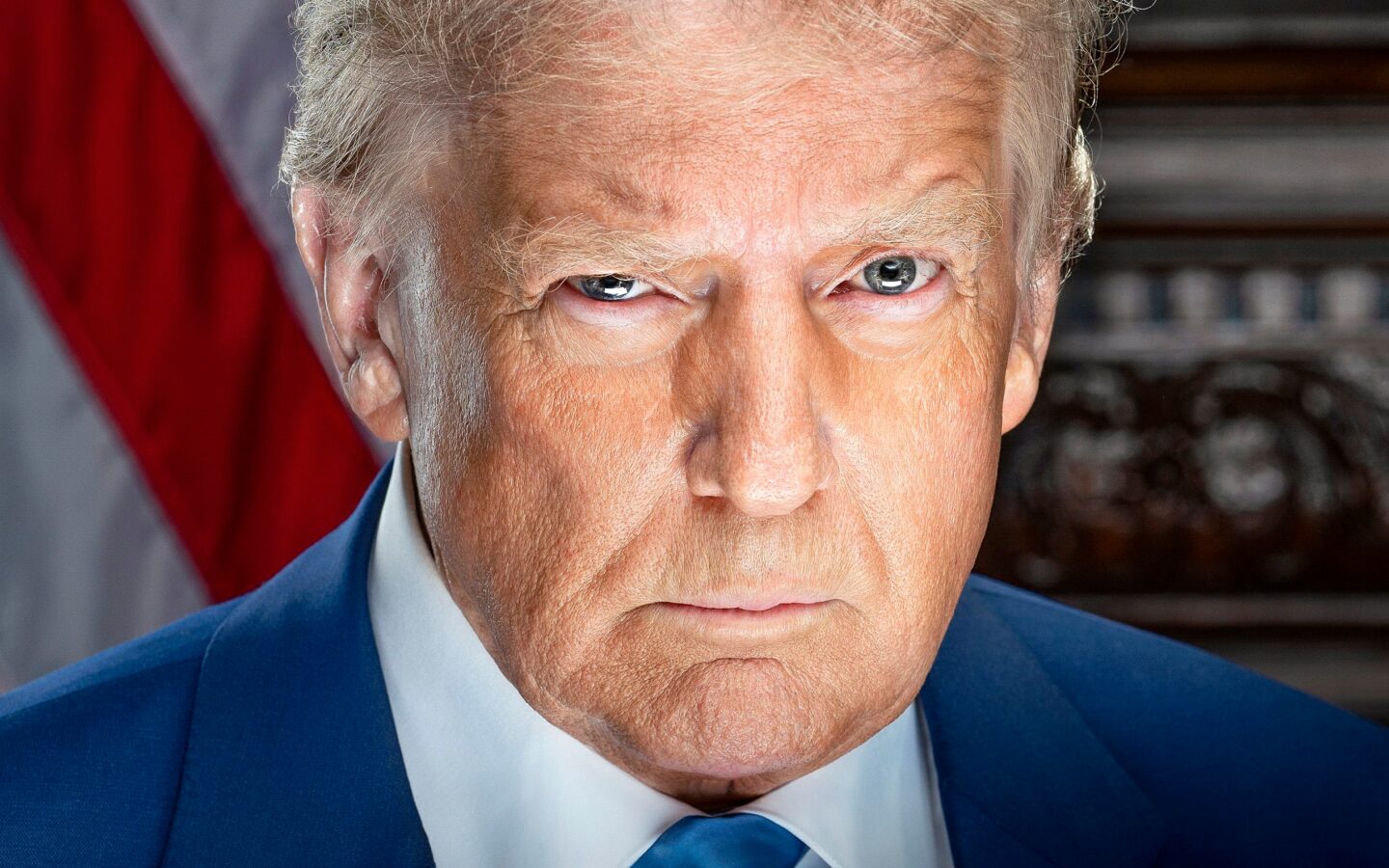 Official January 2025 portrait of U.S. President Donald Trump