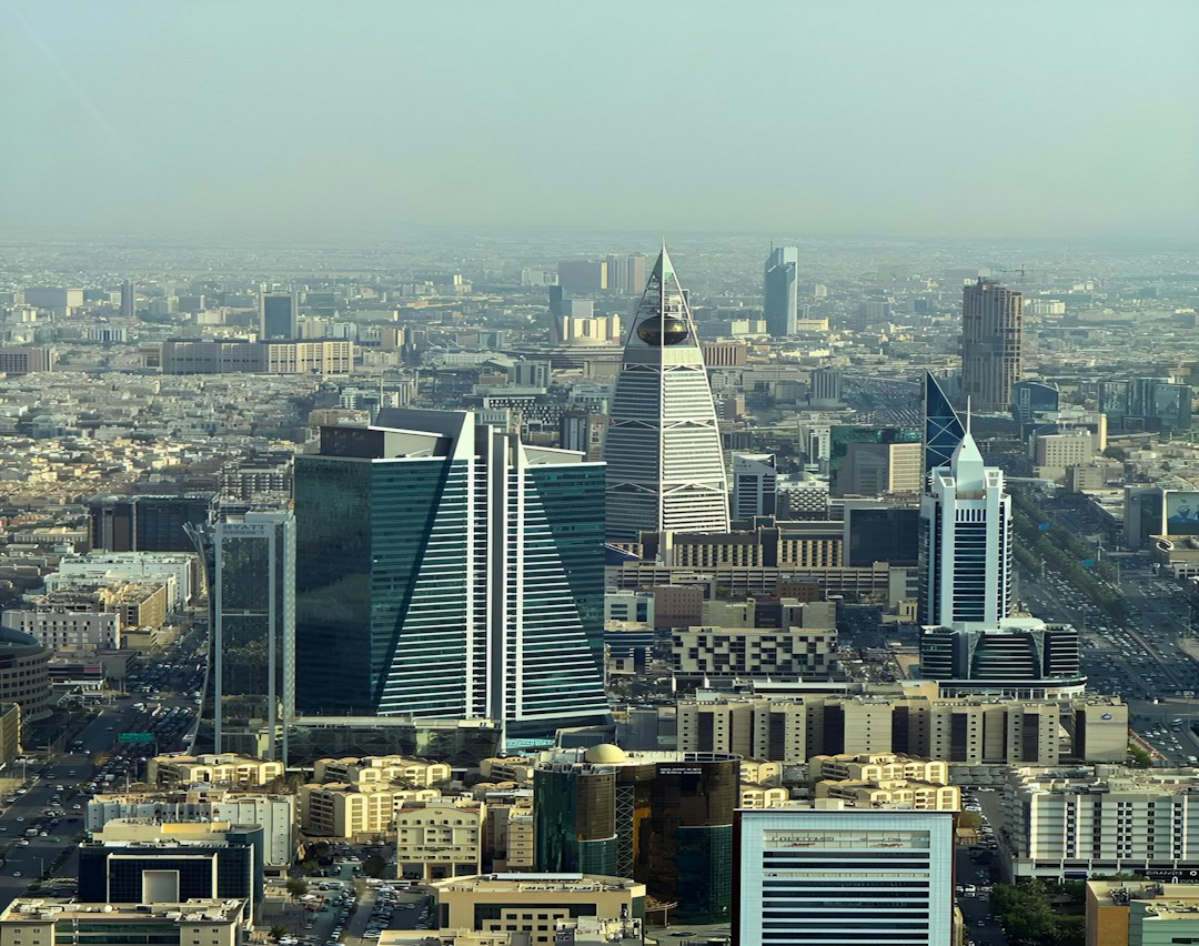 Modern Riyadh skyline in Saudi Arabia, where regional security concerns weighed on Gulf markets