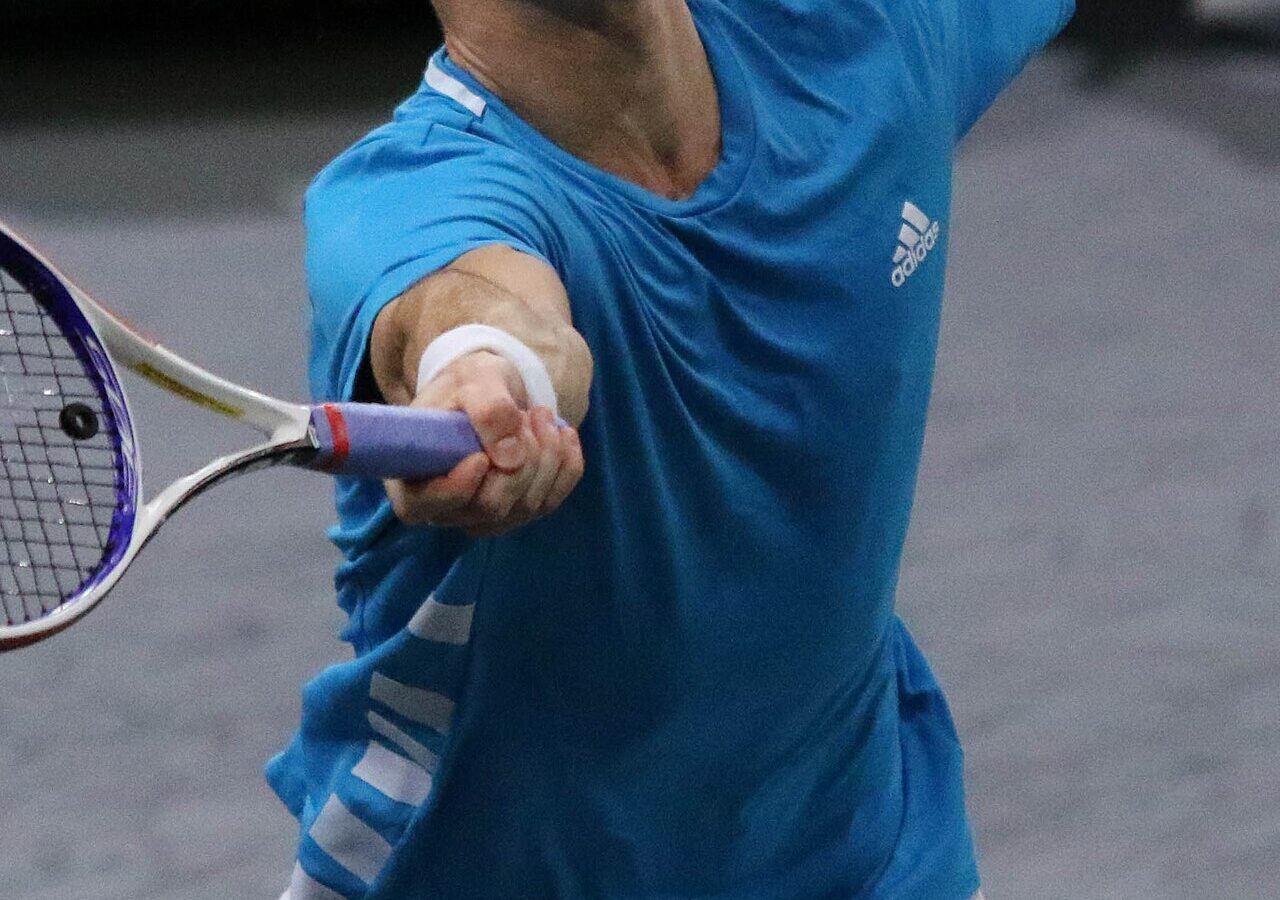 British tennis player Joe Salisbury during a professional match