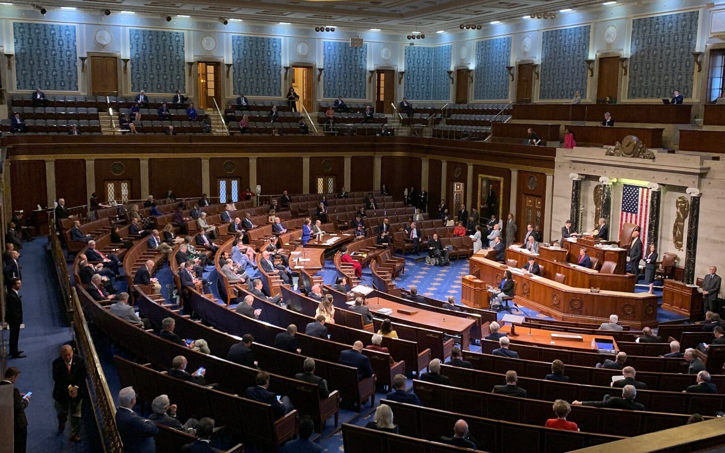 The U.S. House of Representatives chamber inside the Capitol