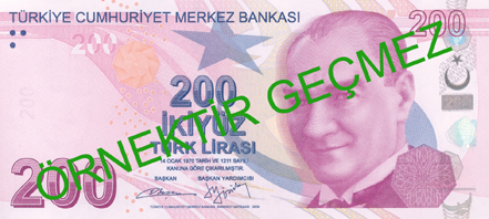 Türk lirası banknotu