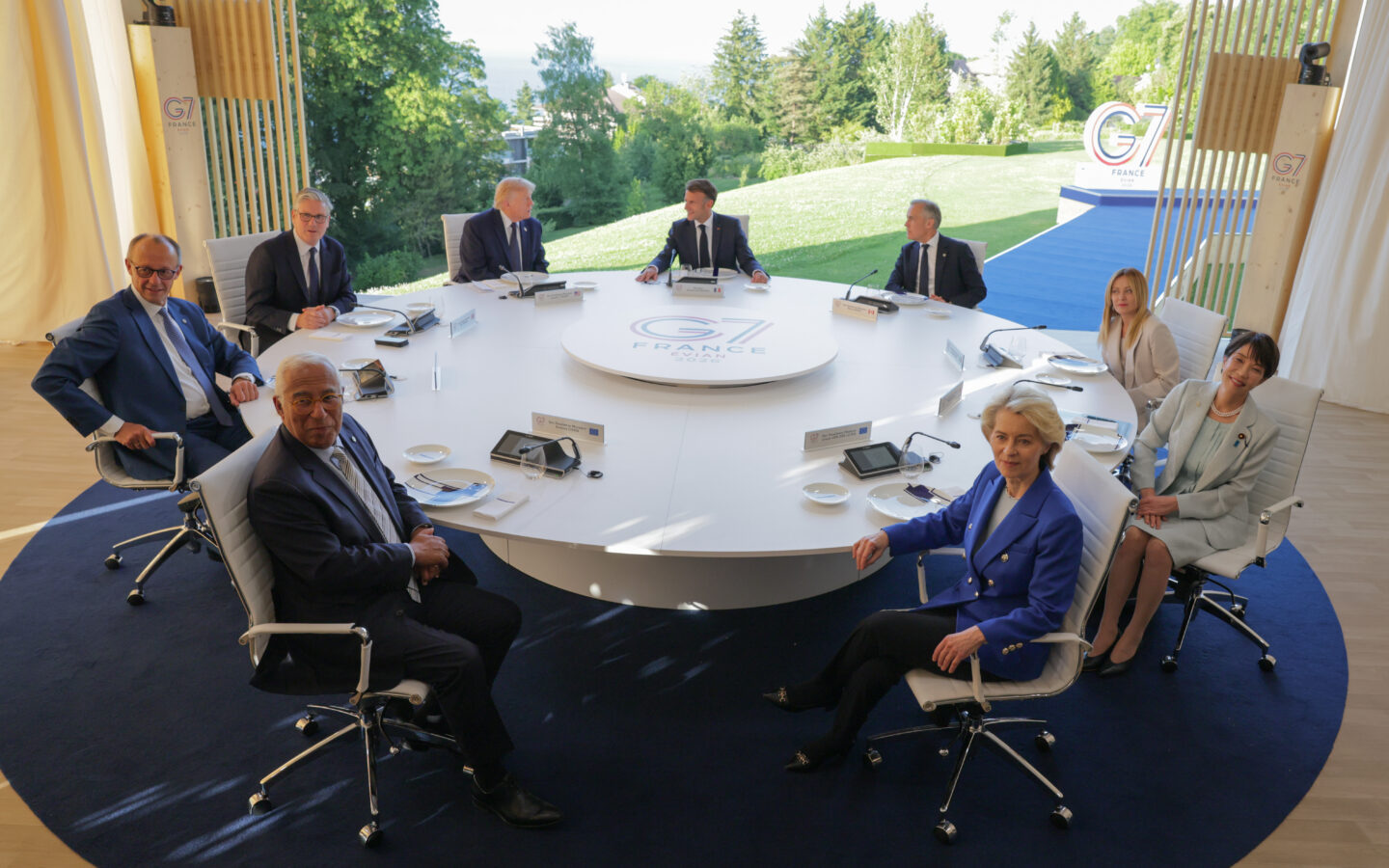 G7 leaders at the 2026 summit in France