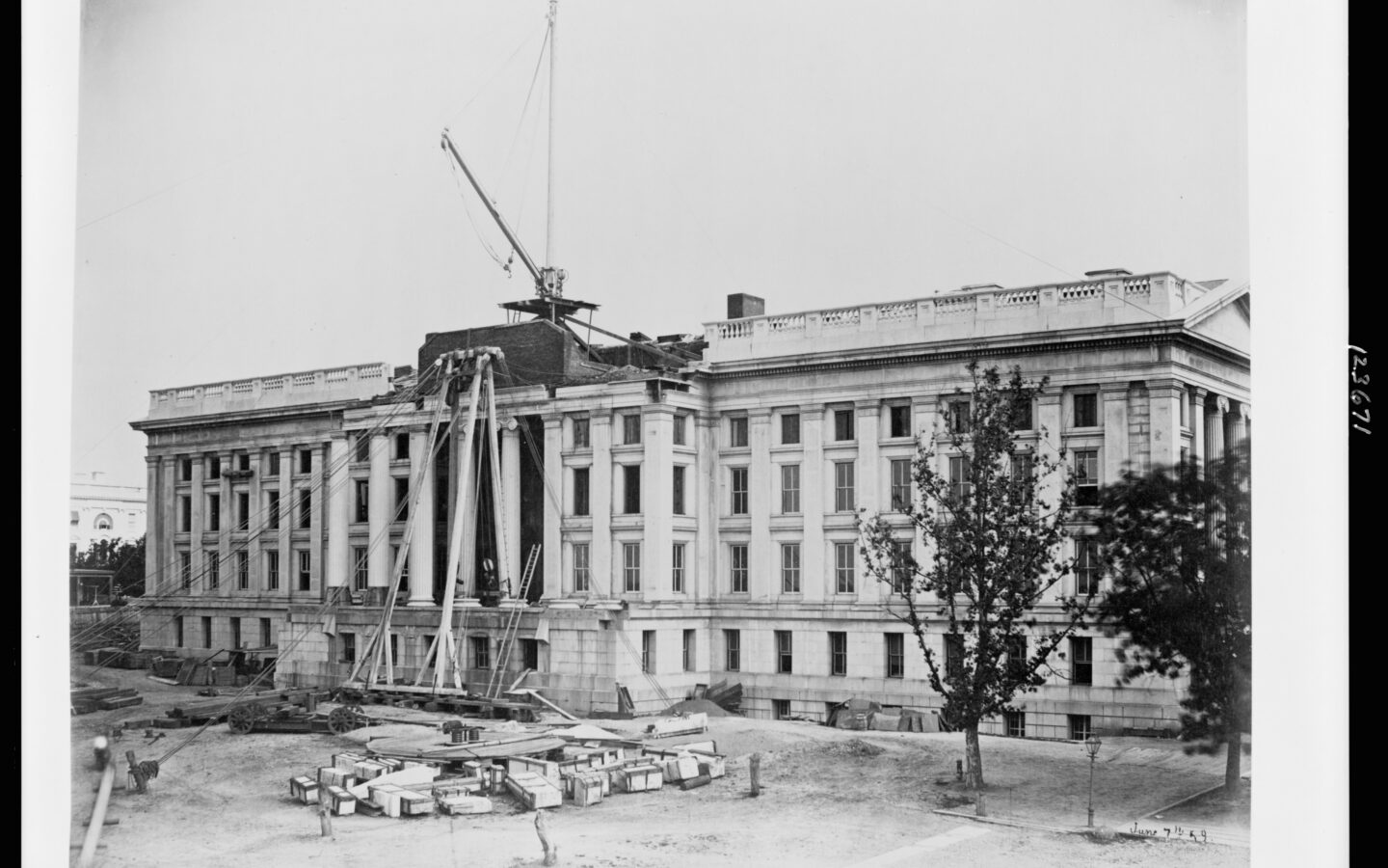 United States Treasury Building in Washington