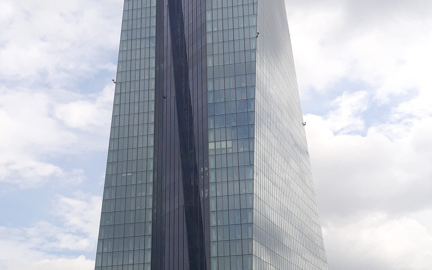European Central Bank building in Frankfurt