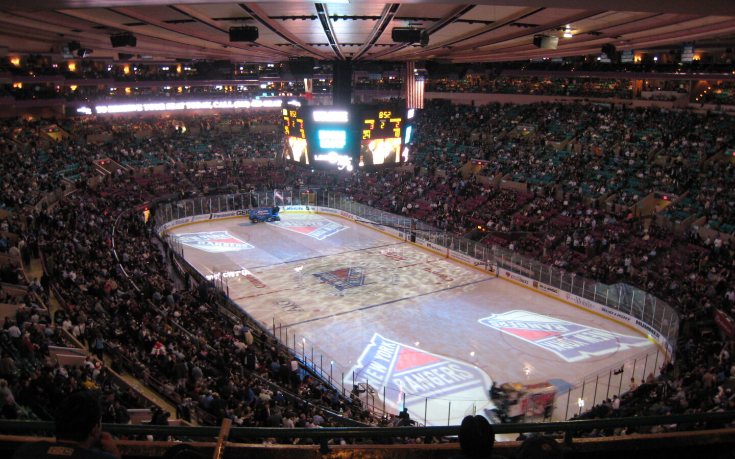 New York Rangers game at Madison Square Garden