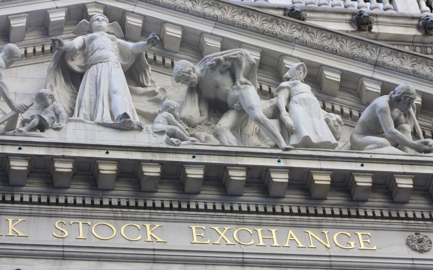 New York Stock Exchange binasının cephesi