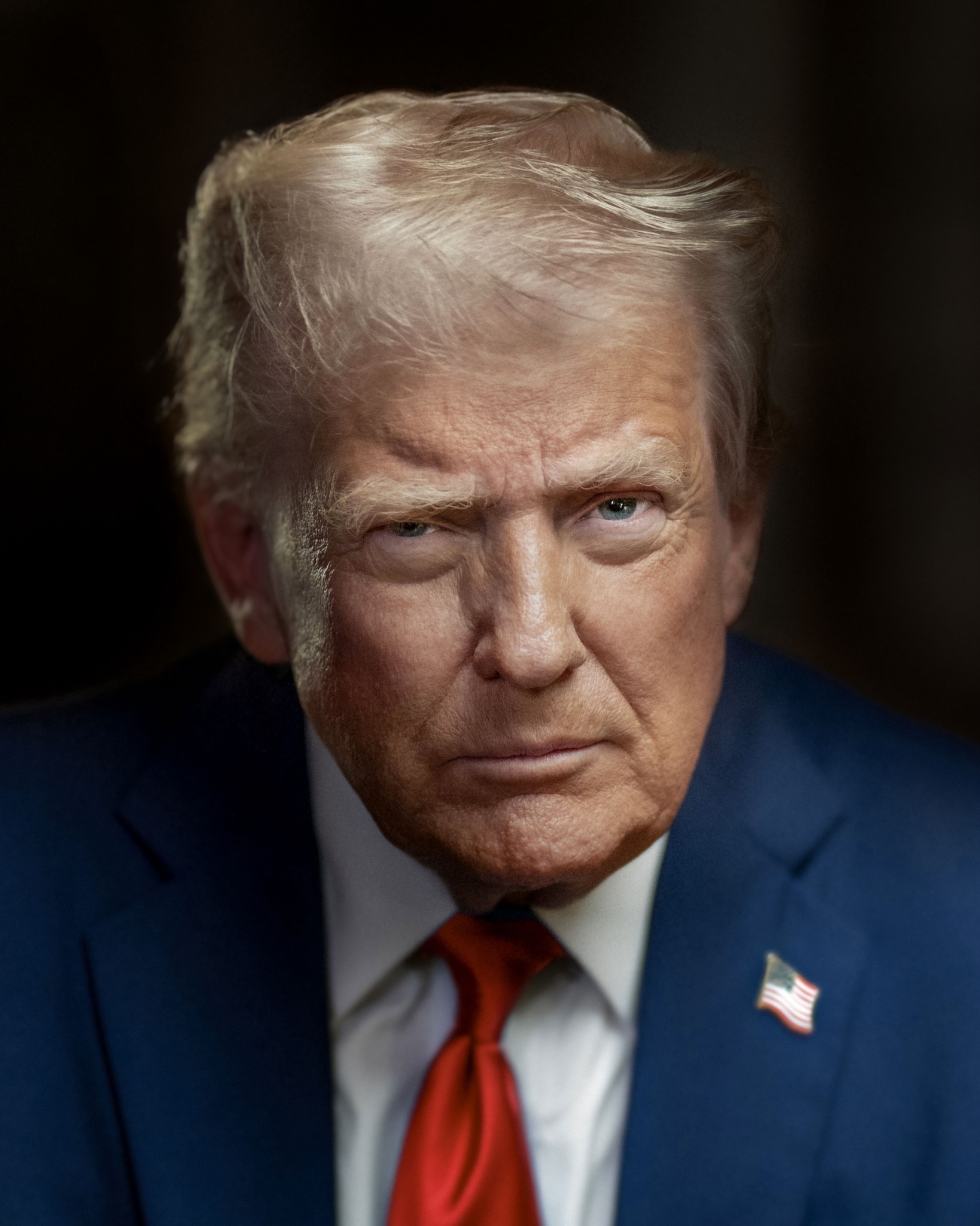 President Donald Trump official portrait