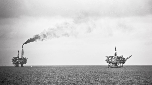 Brent oil platforms