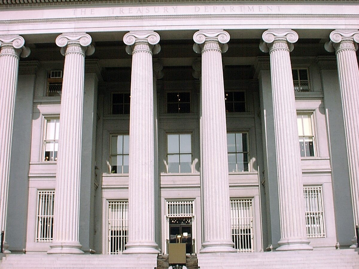 U.S. Department of the Treasury building in Washington